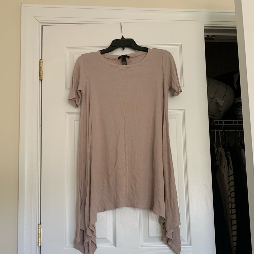 High low dress/ shirt , stretchy material, Size:S